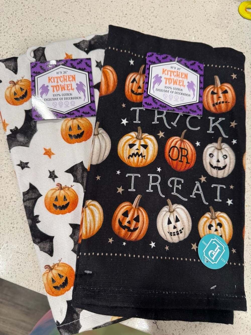 Halloween Kitchen Towel Set 16x26